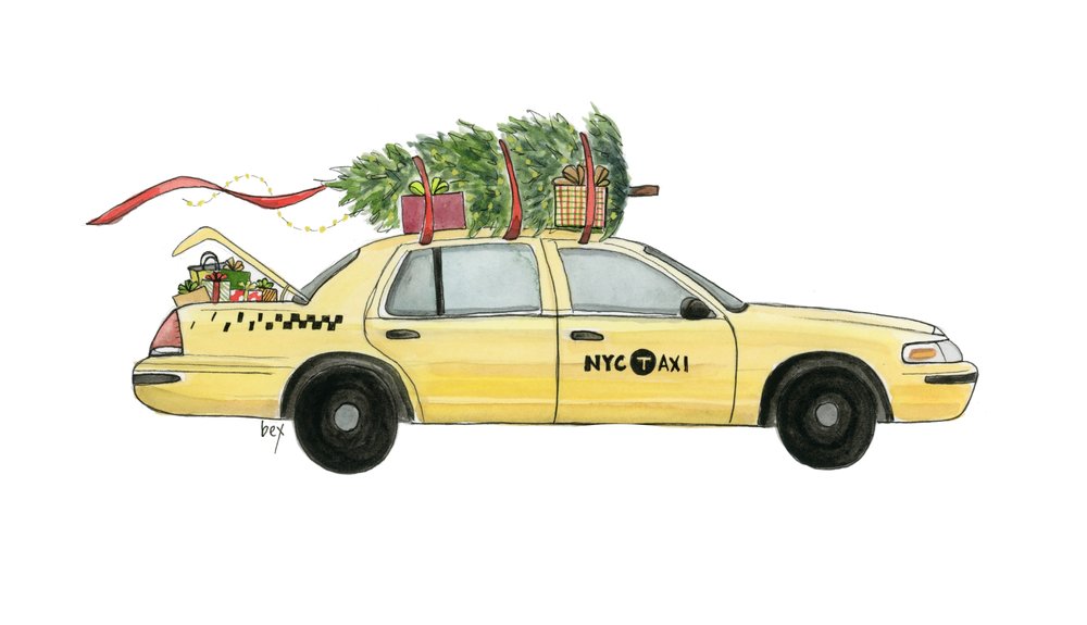 Christmas Card 2014 - Taxi Cab