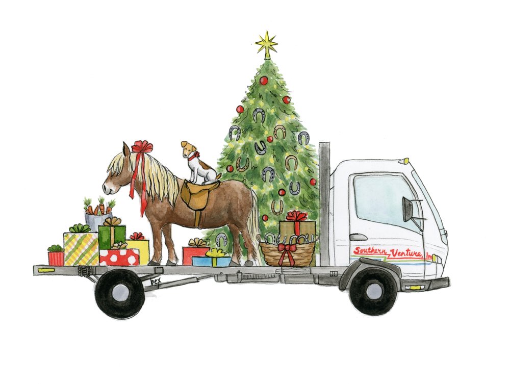 Christmas Card 2014 - Horse